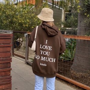 ilysmkinda Oversized Hoodie Sweatshirt